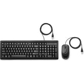 Keyboard and Mouse HP 6HD76AA Black Spanish Qwerty